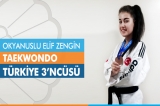 Elif Zengin Taekwondo Türkiye 3'ncüsü