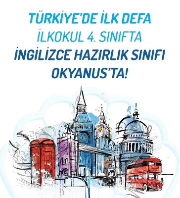 Türkiye'de İlk Defa İlkokul 4. Sınıfta İngilizce Hazırlık Sınıfı Okyanus'ta!