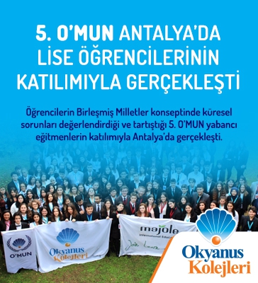 5.  O’MUN Antalya’da Lise Öğrencilerinin Katılımıyla Gerçekleşti