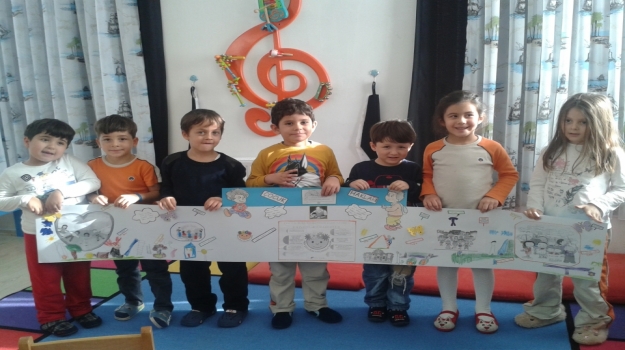 Adana Okyanus Koleji Anaokulu Yıldızlar Grubu Proje Çalışmalarını Tamamladı