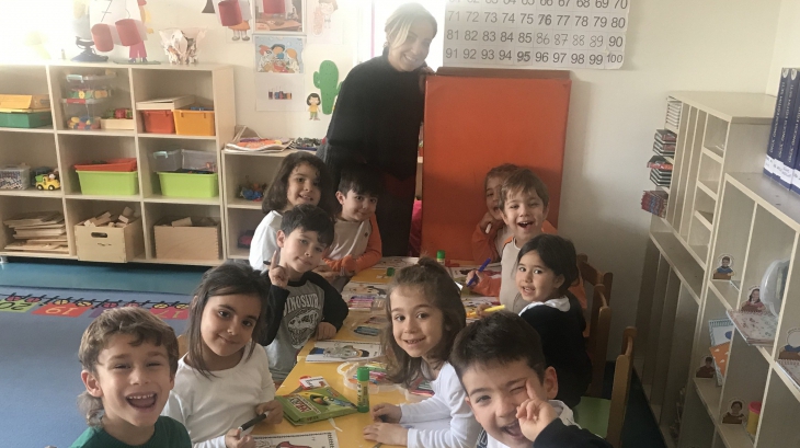 Ataşehir Okul Öncesi Gezegenler Grubu Fun with English Dersinde