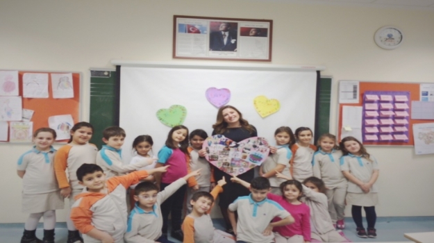 Ataşehir Okyanus Koleji İlkokulu "Sevgi, Saygı, Hoşgörü" Kolaj Çalışması