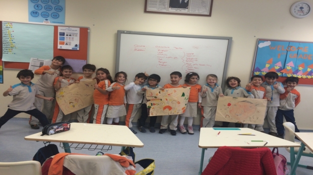 Ataşehir Okyanus Koleji Üstün Zekalılar İlkokulu 1-E Sınıfı "Poster" Etkinliği