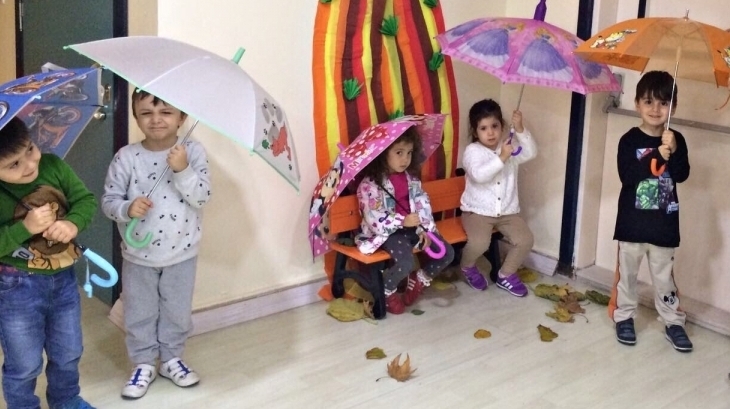 Avcılar Okul Öncesi Yağmur Grubu Sonbahara Veda Partisinde