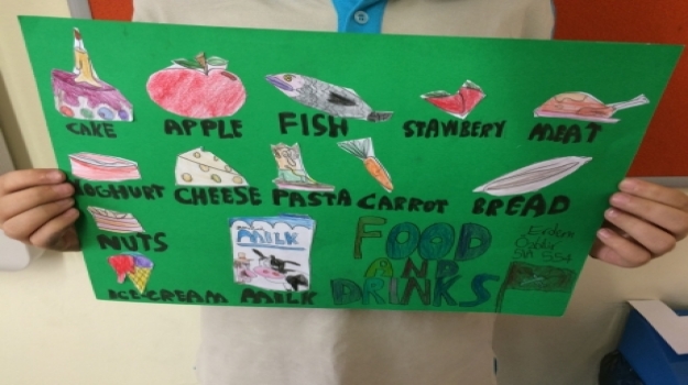 Bahçelievler Okyanus 5. Sınıfı Öğrencilerinden "Food and Drinks" Etkinliği