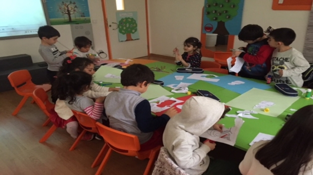 Bahçelievler Okyanus Okul Öncesi  Dil Kulübü İspanyolca Grubu Yeni Yıl Etkinliği Yapıyor