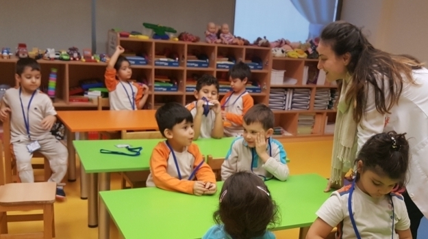 Beykent Okyanus Okul Öncesi Grubu İlkokula Hazırlık Dersinde