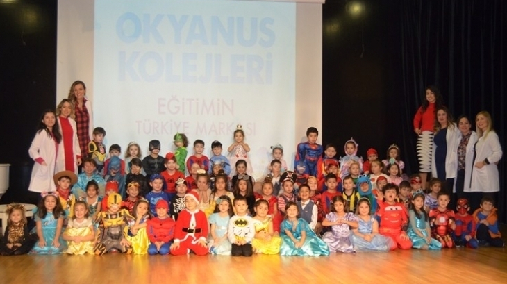 Beykent Okyanus Koleji Okul Öncesi Öğrencileri 29.12.2017 Cuma Günü Kostüm Partisi Düzenledi