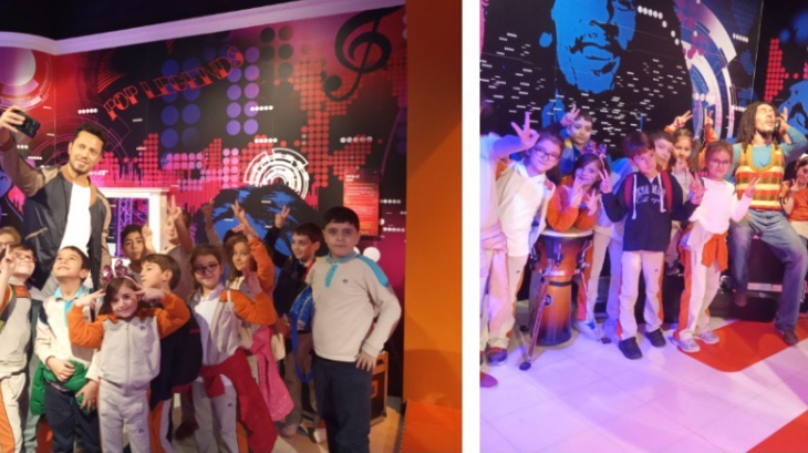 Beylikdüzü Okyanus Koleji 2.Sınıf Öğrencileri Dünyaca Ünlü Madame Tussauds İstanbul'u Ziyaret Etti