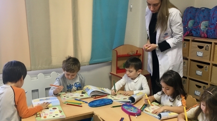 Çekmeköy Okul Öncesi Balıklar Grubu İngilizce Etkinliğinde