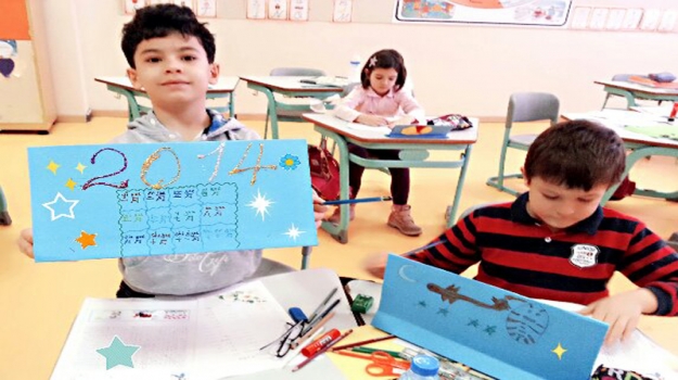 Üstün Zekalılar İlkokulu'nda Çince Yeni Yıl Takvimi