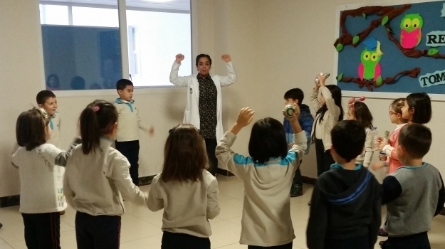 Eryaman Okyanus İlkokul Kademesi Öğrencileri Koridor Oyunlarıyla Eğleniyor