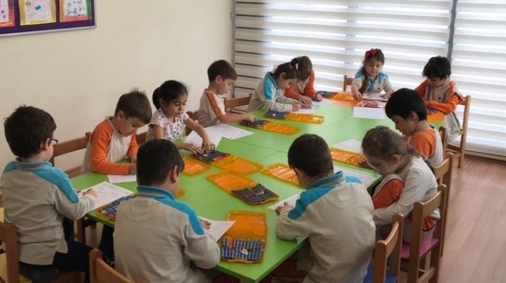 Fatih Okyanus Koleji Okul Öncesi Yıldızlar Grubu İngilizce Dersinde