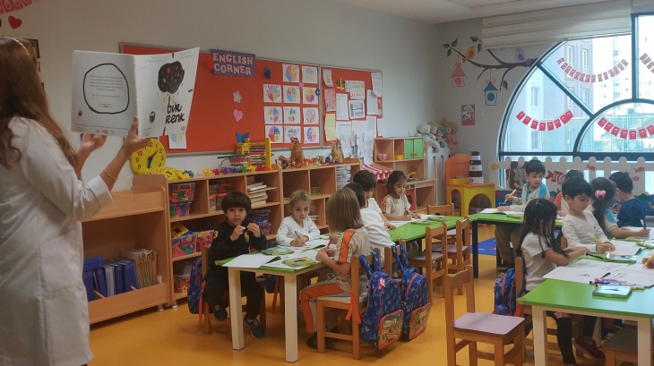 Halkalı Okul Öncesi Güneş Grubu Türkçe Etkinliğinde