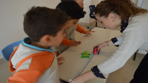 Ankara İncek Okyanus Koleji'nde "Origami Kurbağa Olimpiyatı" İle Uyum Çalışması