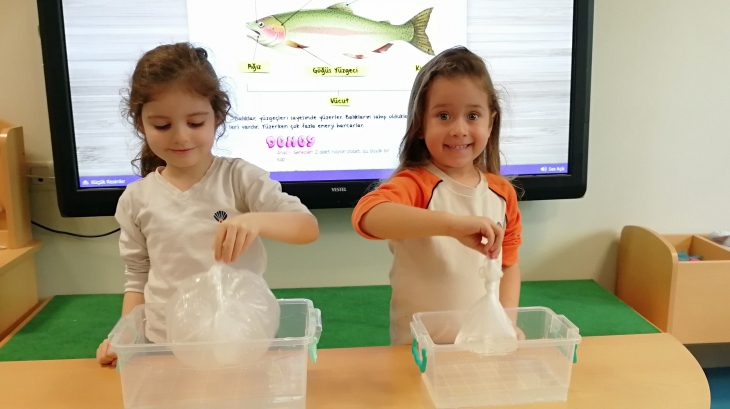 Mavişehir Okyanus Koleji Balıklar Grubu Öğrencileri Fen-doğa Etkinliğinde