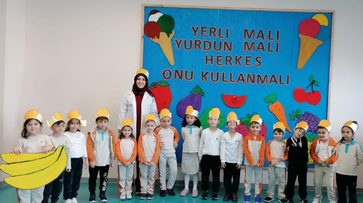 Mimarsinan Okyanus Koleji Okul Öncesi Kademesi Tutum ,Yatırım Ve Yerli Malları Haftası Etkinliğinde.