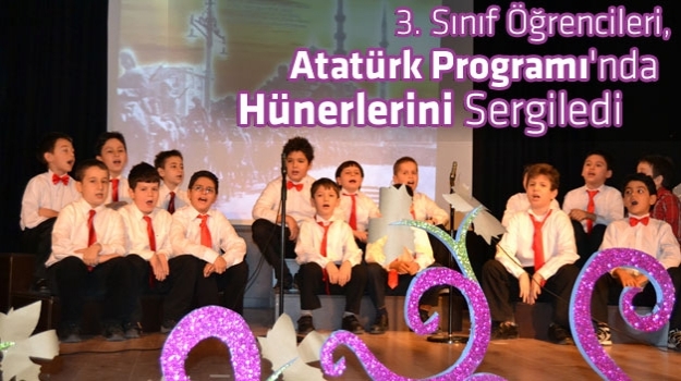 Öğrencilerden Atatürk Programı