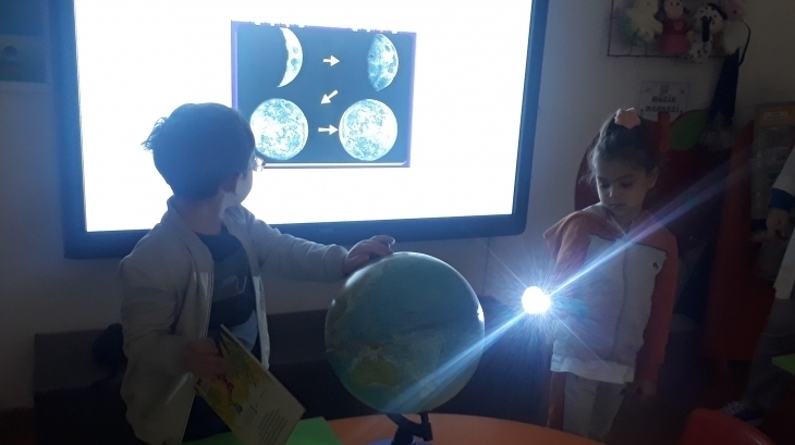 Okul Öncesi B Grupları FasTracKids Eğitiminde Astronomi Konusunu Öğreniyor.