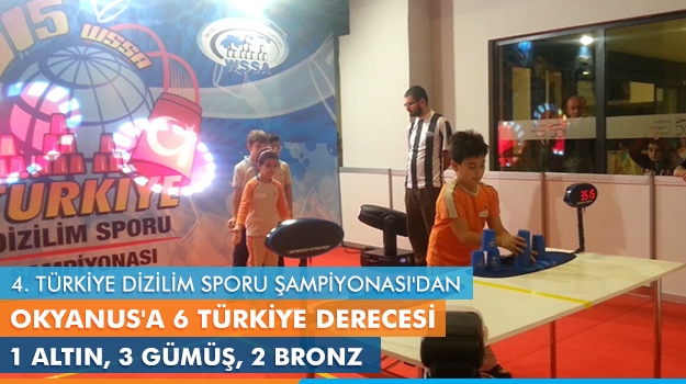 Okyanus'a Dizilim Sporu Türkiye Şampiyonası'ndan 6 Madalya