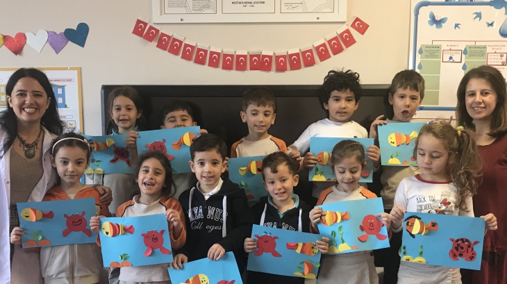 Özel Çekmeköy Okyanus Okul Öncesi Gökkuşağı Grubu Öğrencileri Aile Katılım Etkinliğinde