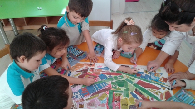 Adana Okyanus Koleji Okul Öncesi Deniz Yıldızı ve Küçük Yunuslar Sınıfı El Ele