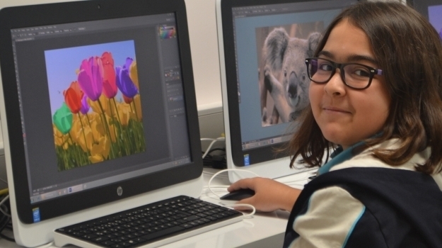 Antalya Okyanus Koleji Web Tasarımı Yetenek Kulübü "Adobe Photoshop Programı"nı Öğrendi