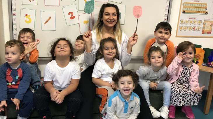 Ataşehir Okyanus Koleji Okul Öncesi Kuşlar Grubu Fun With English Etkinliğinde