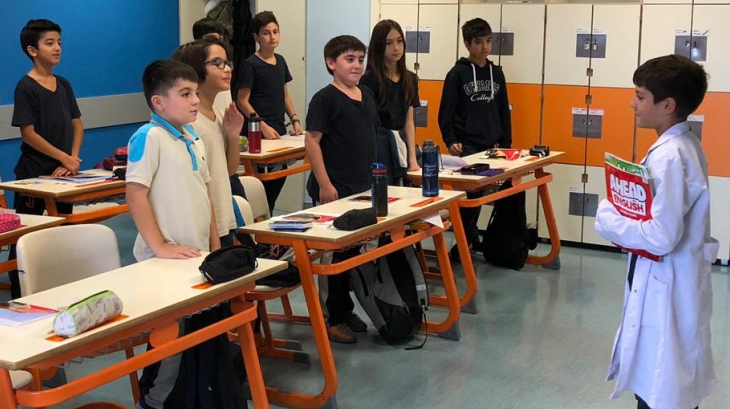 Ataşehir Okyanus Koleji Ortaokulu Öğrencileri Life Skills Dersinde Öğretmen Oldu