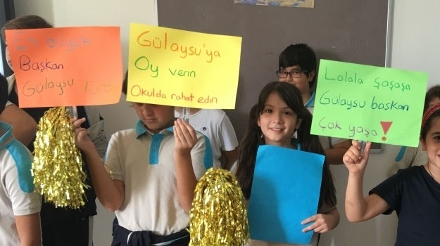 Bahçeşehir Okyanus Koleji Ortaokul Öğrencileri Okul Meclis Başkanını Seçti