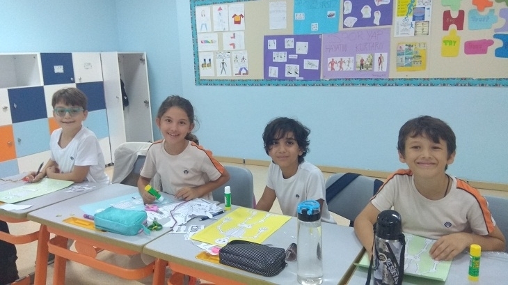 Bahçeşehir Okyanus Koleji Üstün Zekâlılar ve Yetenekliler İlkokulu 4/D Sınıfı Öğrencileri “İskelet Hikâyesi” Etkinliğinde