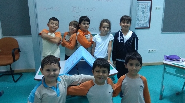 Bahçeşehir Okyanus Koleji Üstün Zekâlılar ve Yetenekliler İlkokulu 2/D Sınıfı Matematik Esnek Grup Öğrencileri “Yuvarlama Tepesi” Etkinliğinde