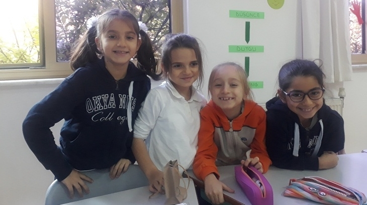 Bahçeşehir Okyanus Koleji Üstün Zekalılar ve Yetenekliler İlkokulu 2-D Sınıfı Öğrencileri Sosyal – Duygusal Gelişim Dersinde