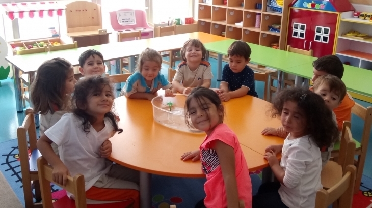Beykent Okyanus Koleji Okul Öncesi Çiçekler Sınıfı Türkçe Etkinliğinde