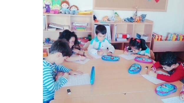 Çekmeköy Okyanus Okul Öncesi Gökkuşağı Grubu Hazırlık Çalışmasını Yaptı