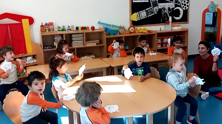 Çiçekler Sınıfı Türkçe Dil Etkinliğinde
