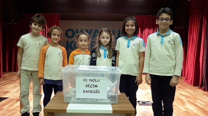 Fatih Okyanus Koleji İlkokul Öğrencileri Başkanını Seçiyor