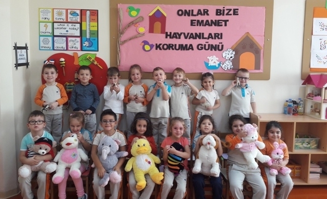 Güneşli Okyanus Koleji Okul Öncesi Yunuslar Grubu Türkçe Dil Etkinliğinde