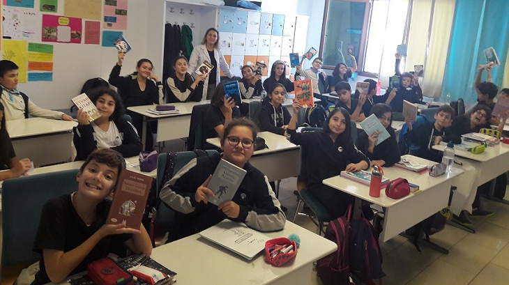 İncek Okyanus Koleji Ortaokul Öğrencileri Kitap Kardeşliği Etkinliğinde