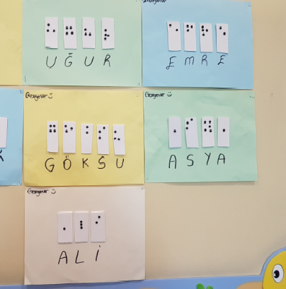 Gezegenler Grubu Fastrackids Dersinde Braille Alfabesini Tanıdılar