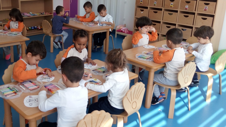 Keçiören Okul Öncesi Çiçekler Sınıfı “Daire Çocuk “ İsimli Bütünleştirilmiş Türkçe ve Sanat Etkinliğinde
