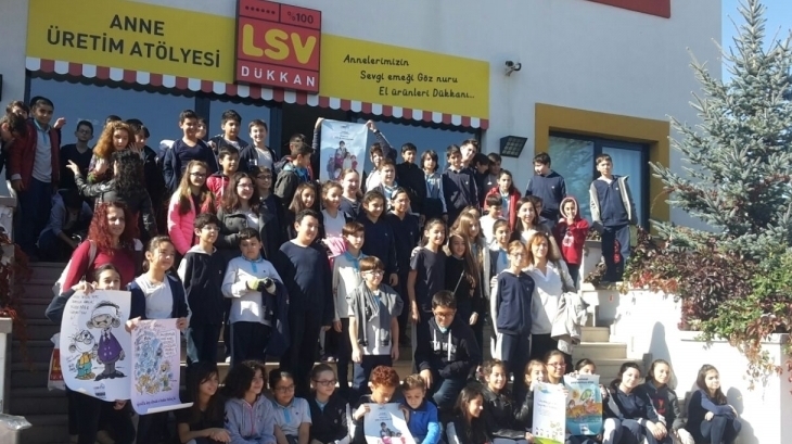 Ortaokul 6. Sınıf Öğrencileri Lösemili Çocuklar Köyü'nü Ziyarete Gittiler!