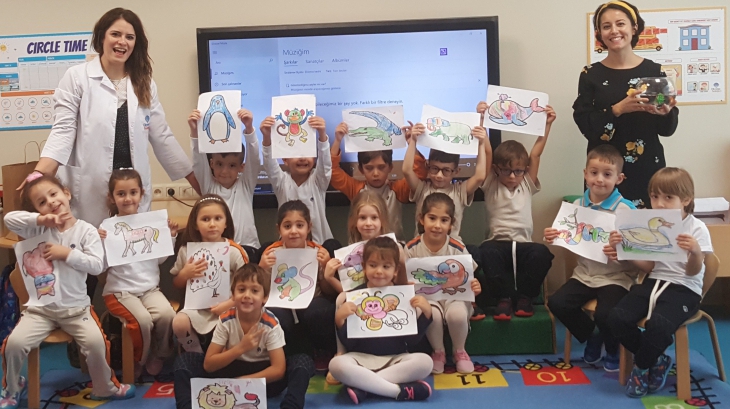 Mavişehir Okyanus Koleji Çiçekler Grubu Aile Katılımı Etkinliğinde