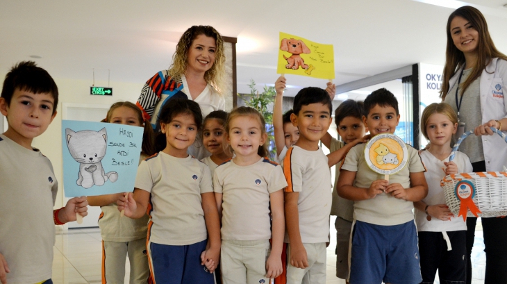 Mavişehir Okyanus Koleji Okul Öncesi Öğrencilerinin Bir Canlıyı da Sen Doyur Hayvanlar Günü Yardımlaşma Etkinliği