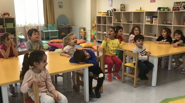 Sancaktepe Okyanus Koleji Okul Öncesi Deniz Yıldızı Grubu Öğrencileri Türkçe Dil Etkinliğinde