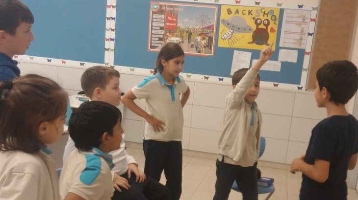 Üstün Zekalılar İlkokulu 4/C Sınıfı Türkçe Dersinde