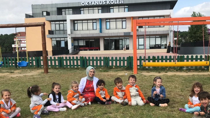 Çekmeköy Okyanus Koleji, Okul Öncesi Balıklar Grubu Serbest Oyun Saatinde