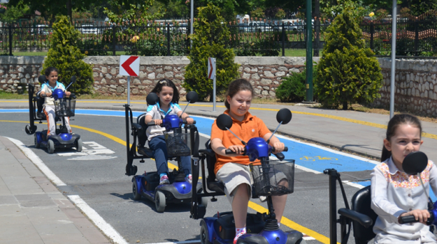 Küçük Sürücüler, Topkapı Trafik Eğitim Parkı'nda