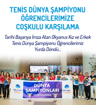 Dünya Tenis Şampiyonu Kız ve Erkek Takımımız Türkiye'ye Döndü