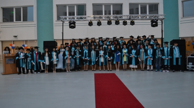 Halkalı Okyanus Ortaokulu'nda Mezuniyet Kutlaması Yapıldı